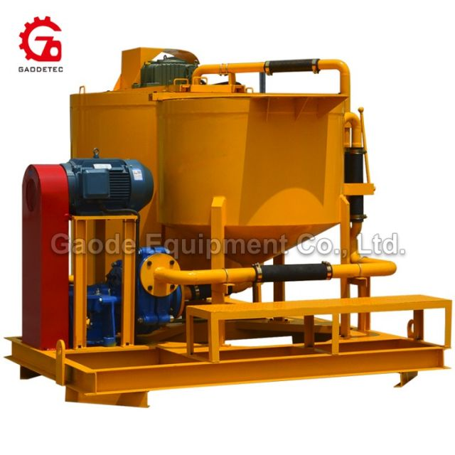 Gaodetec GMA750-1500E High Shear Colloidal Cement Bentonite Grout Mixer and Agitator